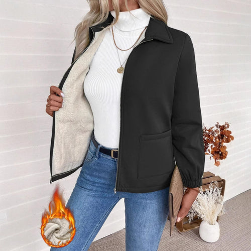 Damen Freizeitjacke mit Frontreißverschluss und praktischen Taschen Drune