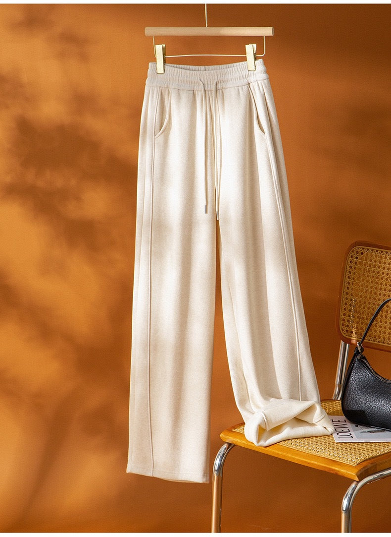 Damen modische und bequeme weite Lounge-Hose Drune