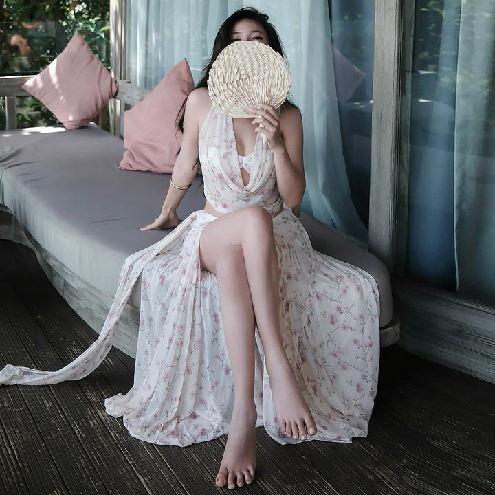 Damen Zweiteiler-Set mit floralen Details und luftigem Design Drune