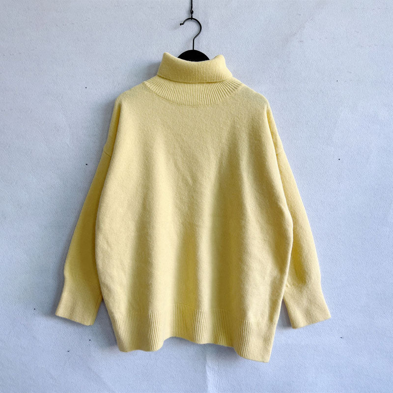 Drune | Weicher Pullover Aus Einfarbigem Strick
