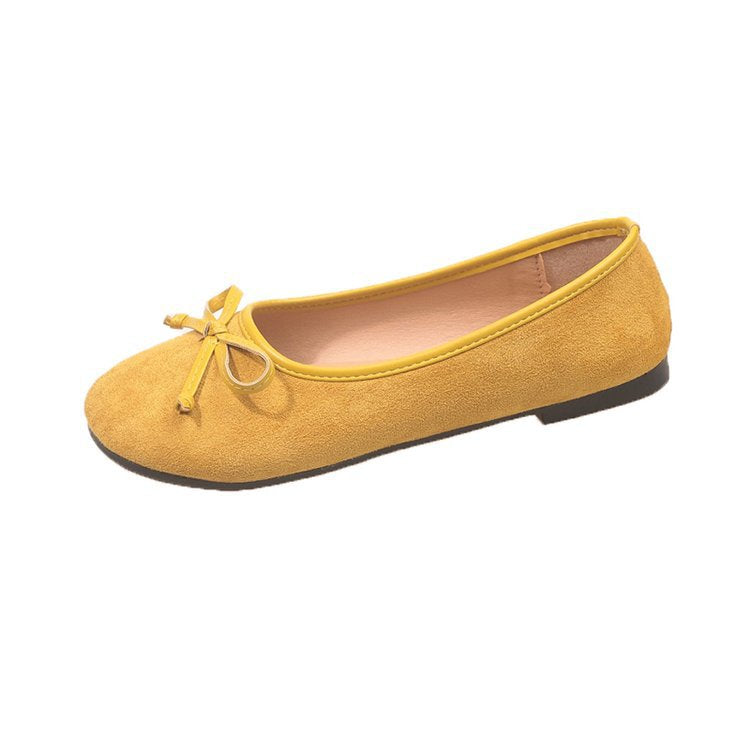 Damen Ballerinas mit schickem Schleifen-Akzent und weichem Obermaterial Drune