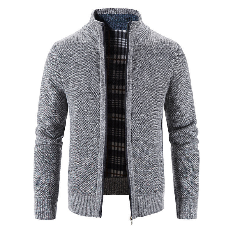 Herren Strickjacke mit innovativem wärmeisolierendem Innenfutter Drune