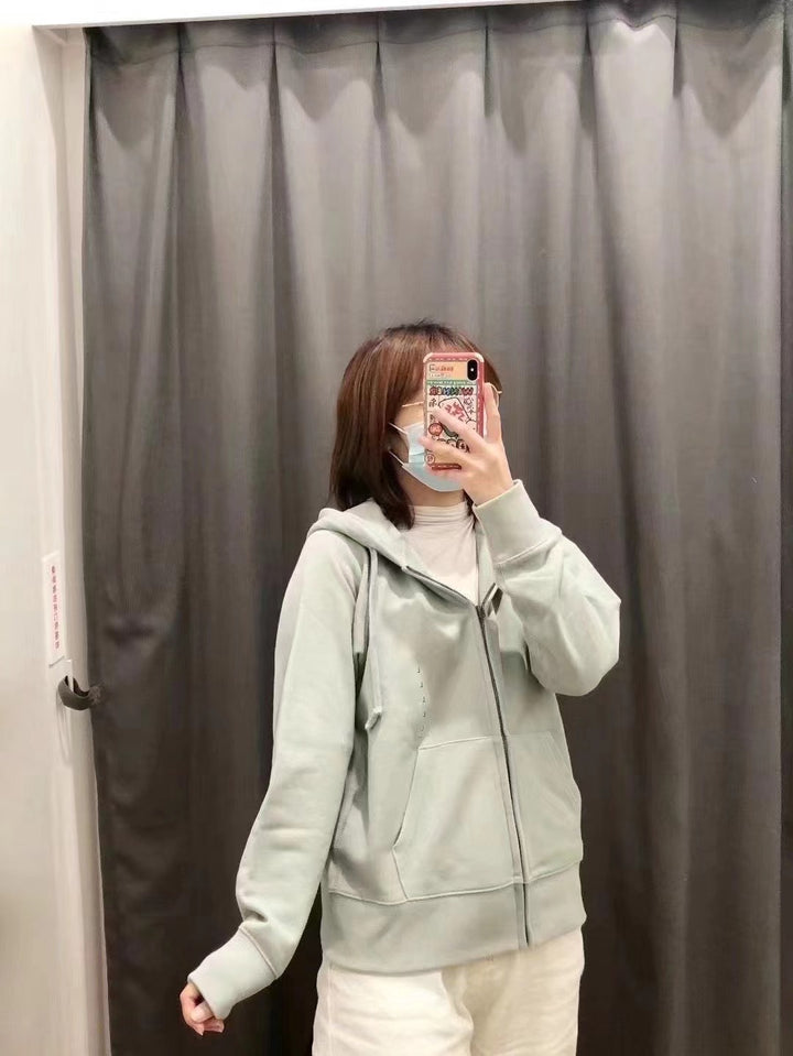Damen lässige Kapuzenjacke mit sportlichem Schnitt Drune