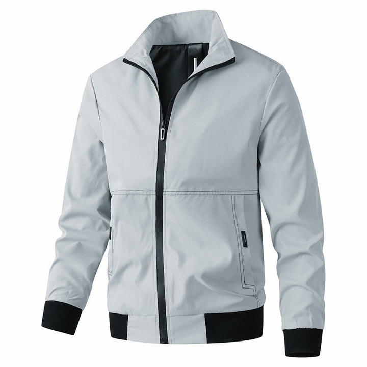 Herren sportive Übergangsjacke mit elastischen Bündchen und praktischen Reißverschlusstaschen Drune