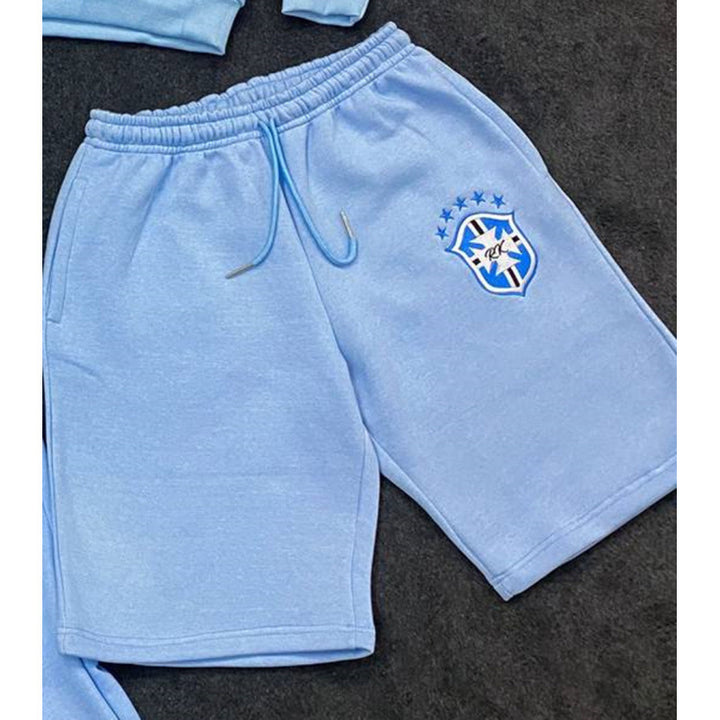 Damen nan weite Jogginghose mit elastischem Bund, Tunnelzug und gesticktem Emblem Drune