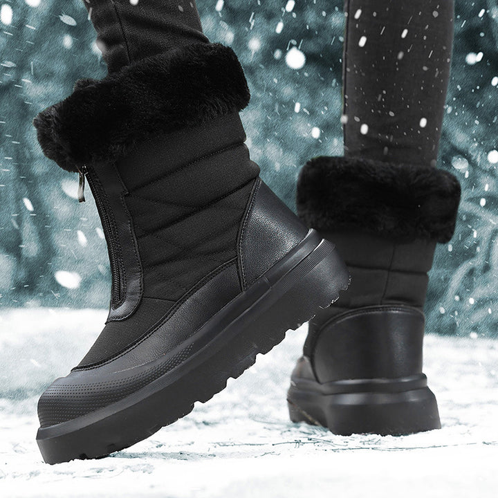 Damen Thermo-Winterstiefel mit wasserabweisender Beschichtung und kuscheligem Warmfutter Drune