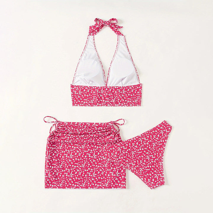 Damen Crop-Top Bikini mit tiefem V-Ausschnitt Drune