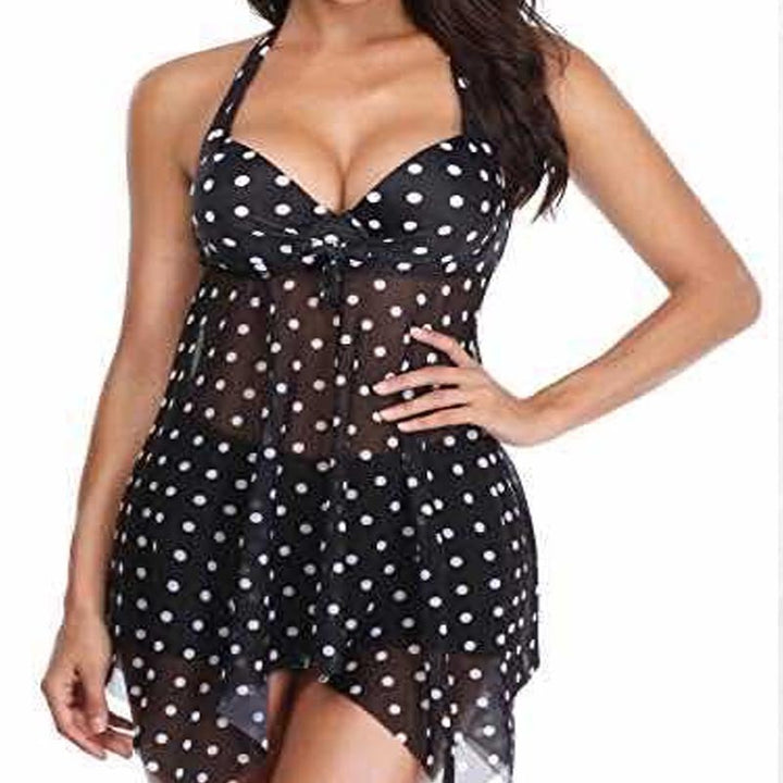 Damen Strandkleid mit floralem Design Drune