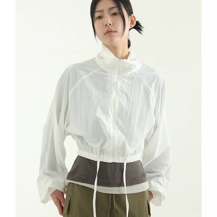 Damen leichte und atmungsaktive Windjacke Drune