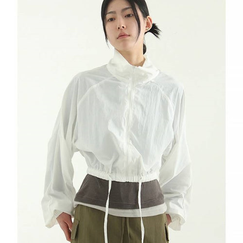 Damen leichte und atmungsaktive Windjacke Drune