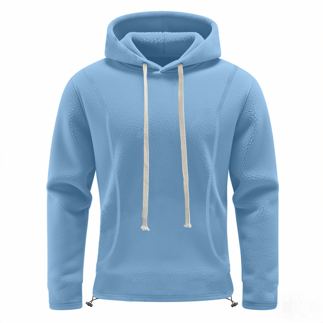 Kapuzenpullover Herren sportlich mit Kontrastnähten
