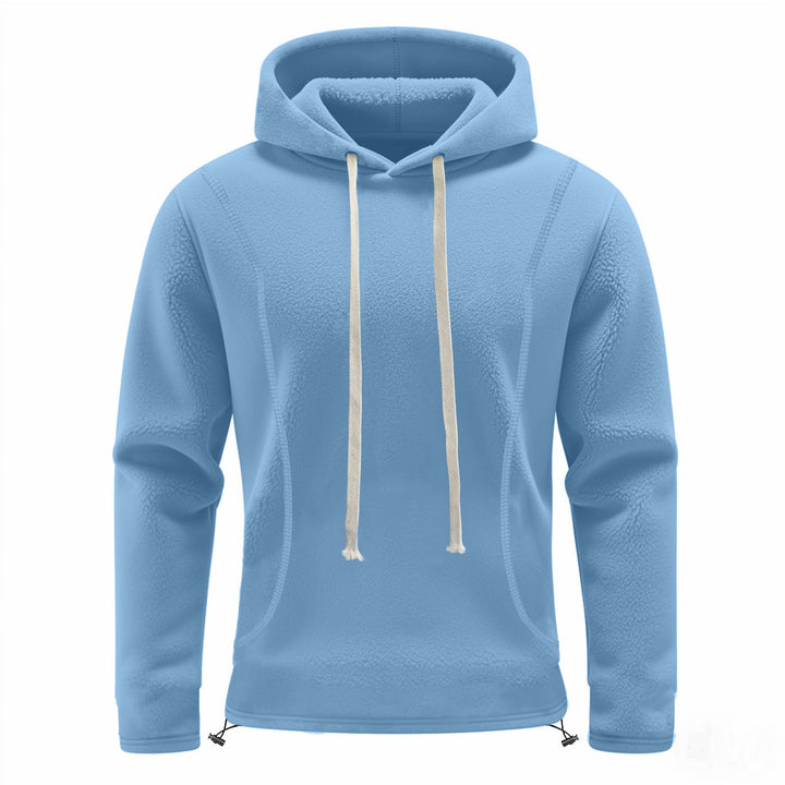 Kapuzenpullover Herren sportlich mit Kontrastnähten