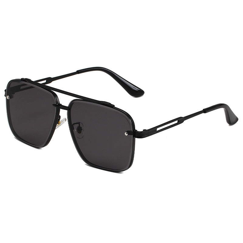 Drune | Doppelstrahl getrimmte Metallbox-Sonnenbrille