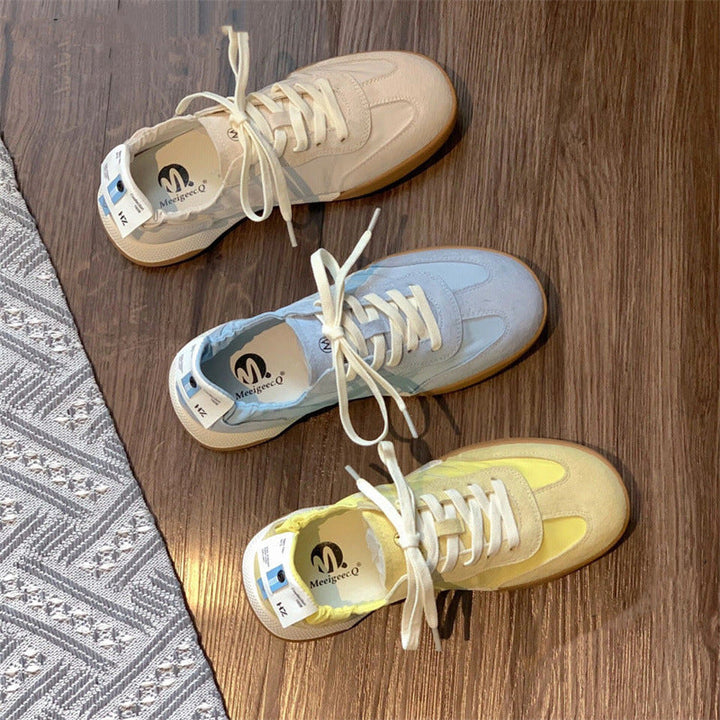 Damen Sportliche Sneaker mit einzigartiger Schnürung Drune