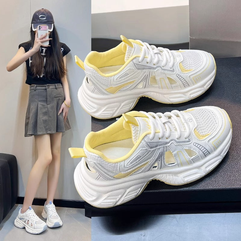 Damen Sportliche Trend Sneakers Drune