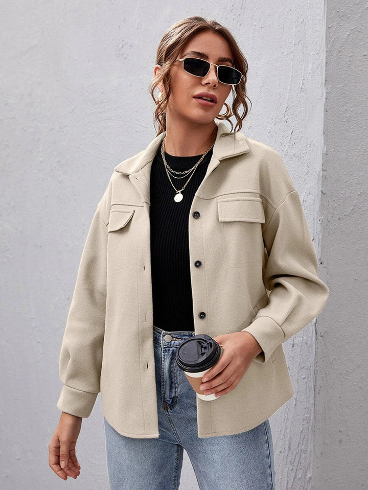 Drune | Wollmischjacke - Leicht & Warm - Weicher Wollmischstoff - Alltäglicher Herbststil