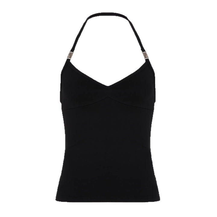 Damen Sportliches Spaghetti-Trägertop mit eleganten Akzenten Drune