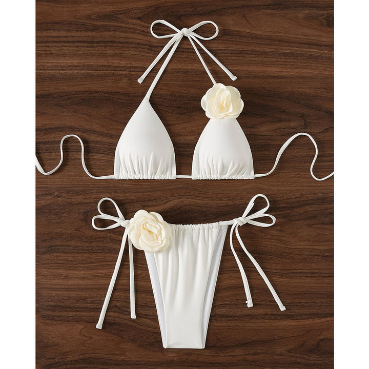 Damen Triangel-Bikini mit eleganten Rüschendetails Drune