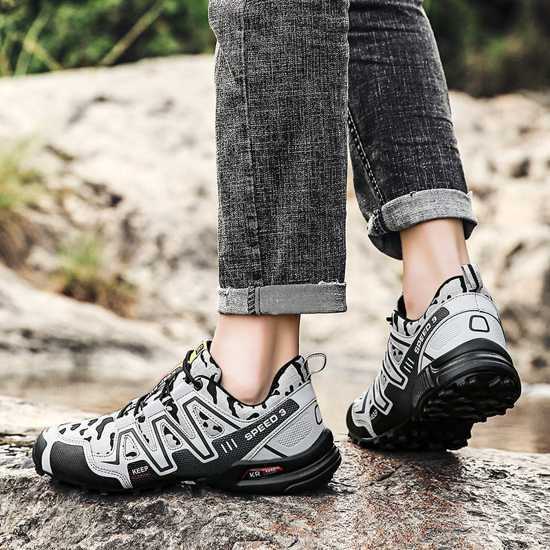 Herren Leichte Trail-Laufschuhe mit rutschfester Sohle und atmungsaktivem Obermaterial Drune