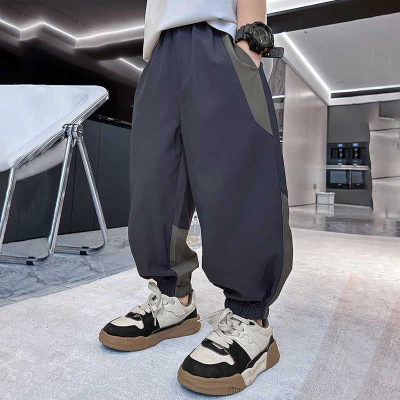 Herren Jogginghose mit modischen Details Drune