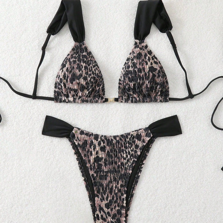 Damen Triangel-Bikini mit elegantem Banddesign Drune