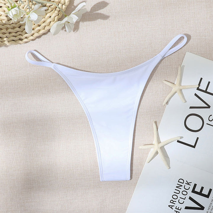 Damen Hoch geschnittene Bikinischnitte Drune
