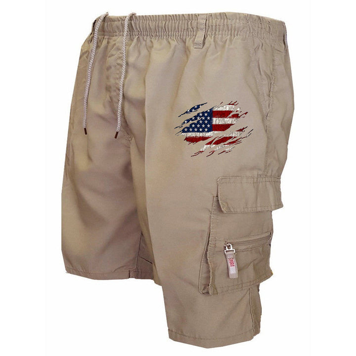 Herren Cargo-Shorts mit praktischen Seitentaschen und elastischem Bund Drune