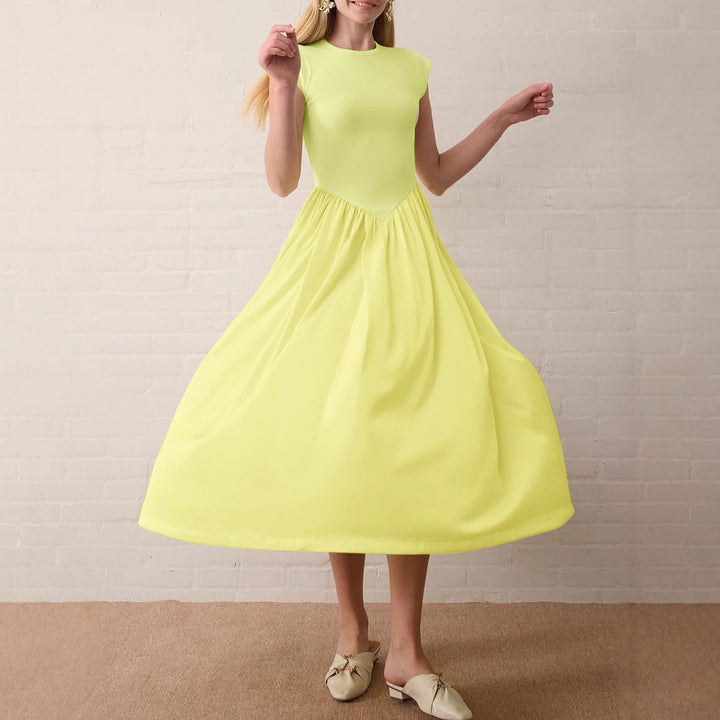 Damen Kleid mit eleganter, asymmetrischer Silhouette Drune
