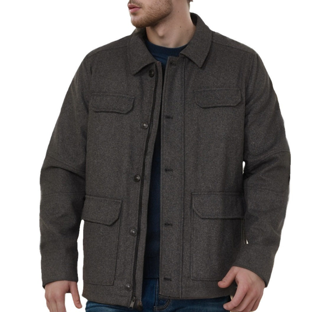 Herren Utility-Jacke mit praktischen Taschen Drune
