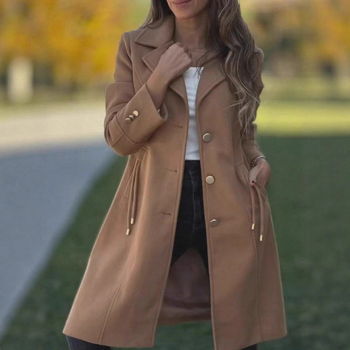 Damen modische Übergangsjacke mit italienischem Schnitt und eleganten Details Drune