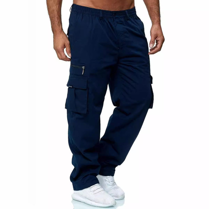Herren Cargo-Hose mit elastischem Bund und multifunktionalen Taschen Drune