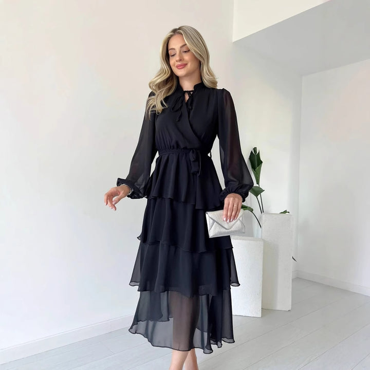 Damen Festliches Midikleid Drune