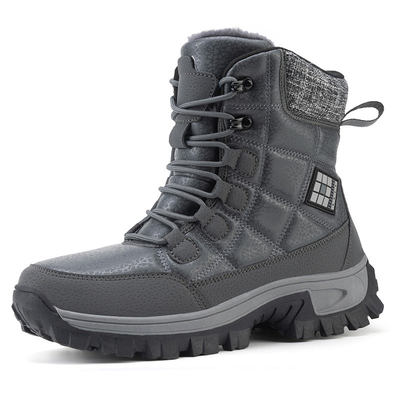 Damen Winterwanderstiefel mit rutschfester Sohle und isolierendem Innenfutter Drune