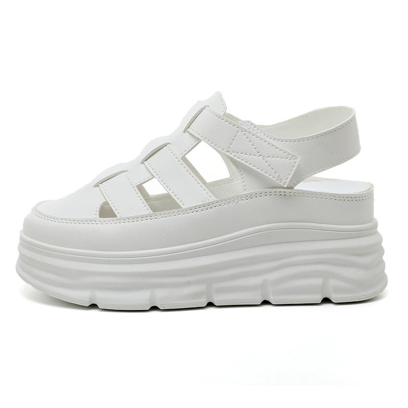Damen luftige Plateau Sandalen Drune