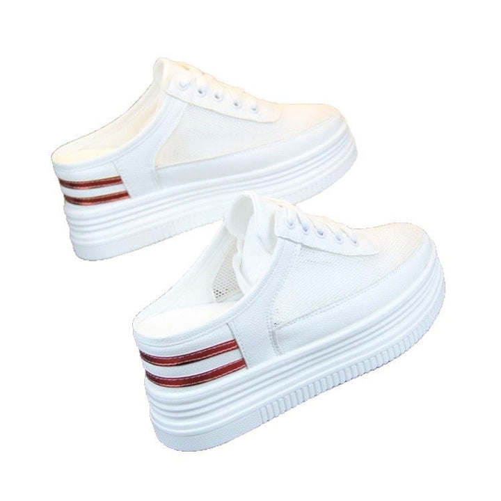 Damen Sneakers mit hoher Plateausohle und eleganter Riemchenverarbeitung Drune