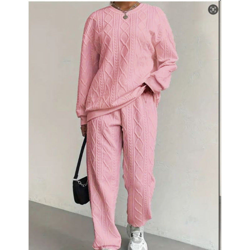 Damen Strickset mit Kabelmuster Drune