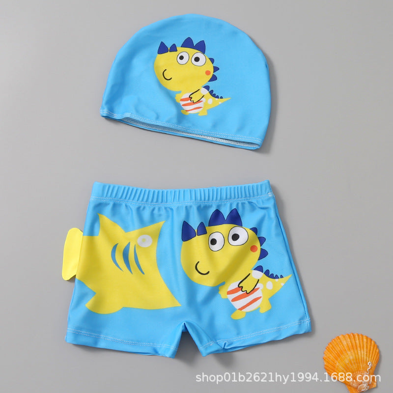 Jungen Schwimmset mit fröhlichem Dinosaurier-Motiv Drune