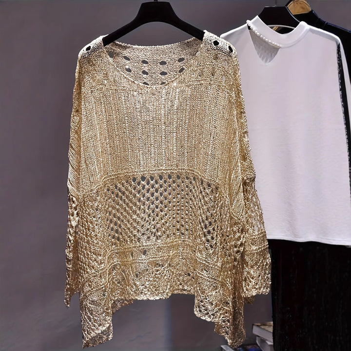 Damen Leichtgewicht Häkel Cover-Up Drune