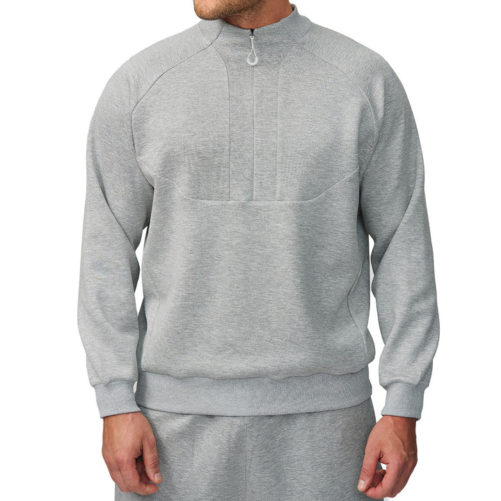 Herren Sportlicher Quarter-Zip Pullover Drune
