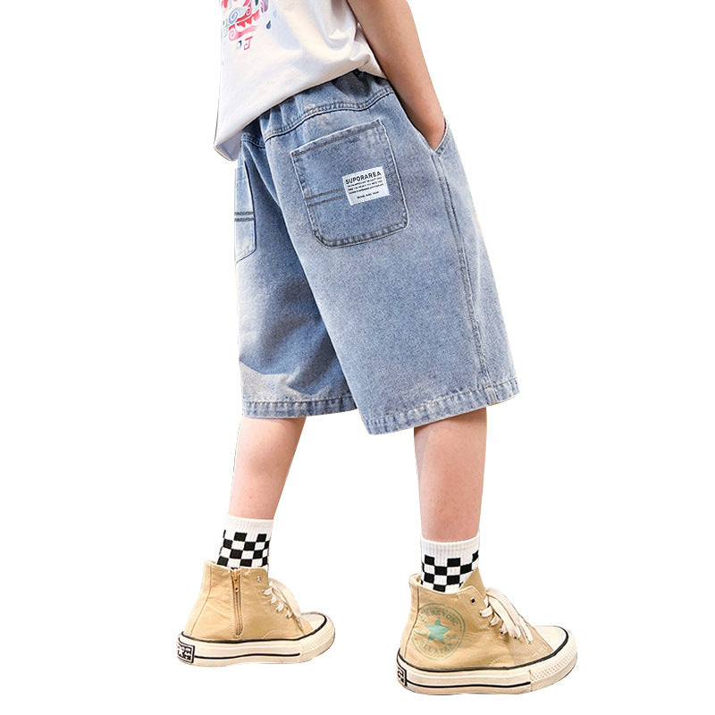 Unisex Denim-Shorts im lässigen Schnitt Drune
