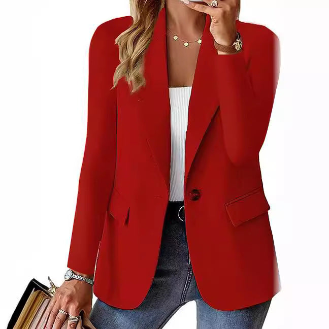 Damen eleganter, taillierter Blazer Drune