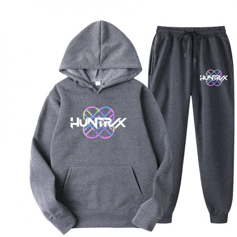Damen Sweatanzug mit modernem Grafikdesign und lässiger Passform Drune