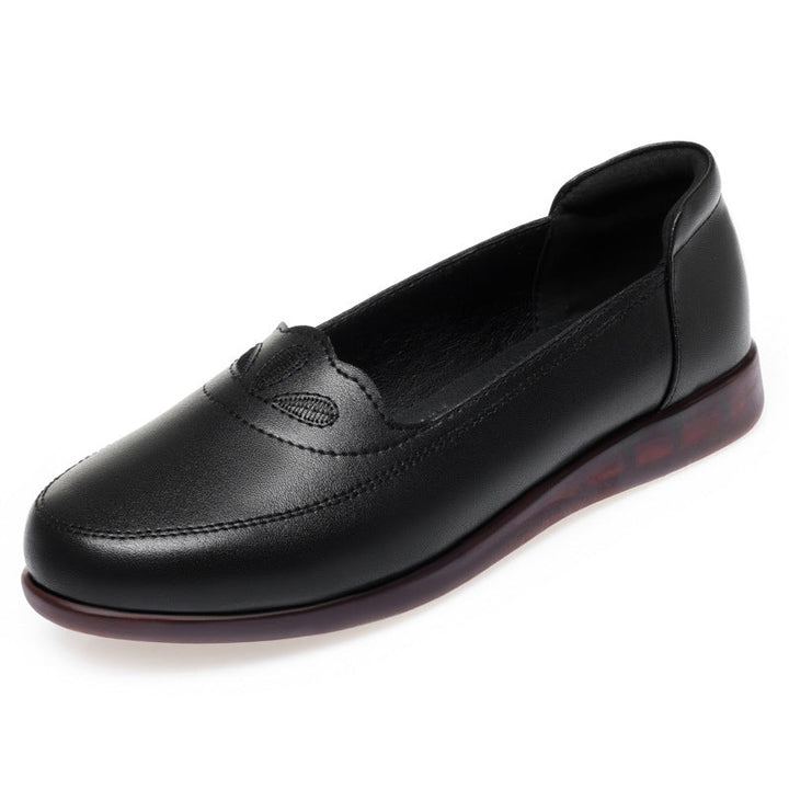 Damen bequeme Mokassins mit elastischem Einstieg und atmungsaktivem Design Drune