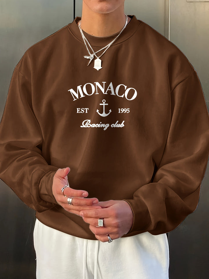Damen Sweatshirt mit großzügigem Schnitt und einzigartigem Druck Drune