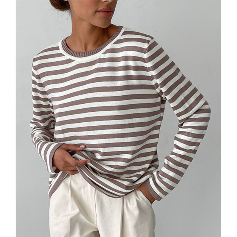 Drune | Klassischer Gestreifter Pullover