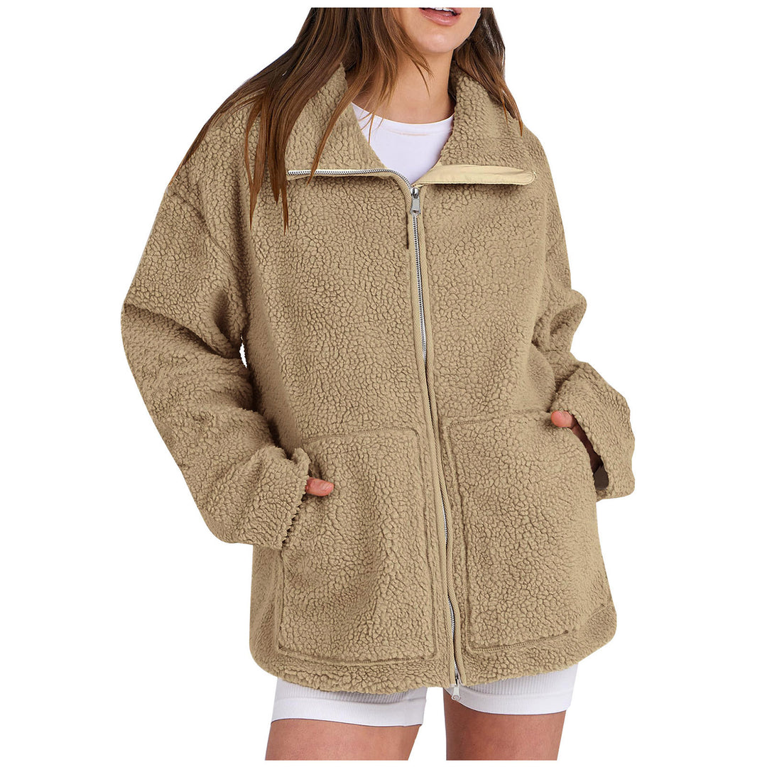 Damen Gemütlicher Fleece-Hoodie Drune