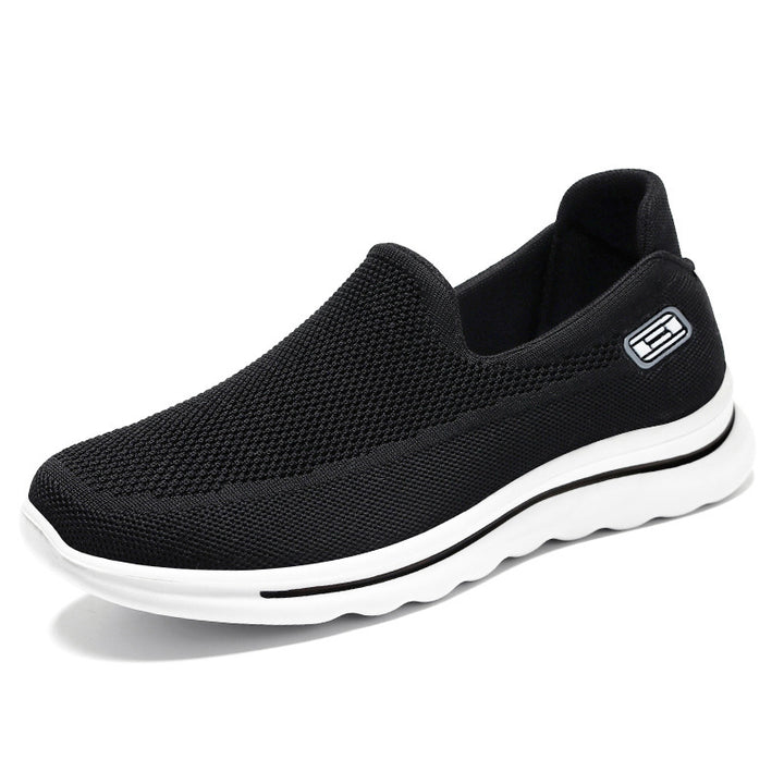 Damen nan Strick-Slip-On Komfortsneaker mit herausnehmbarem Memory-Fußbett und stoßdämpfender EVA-Zwischensohle Drune