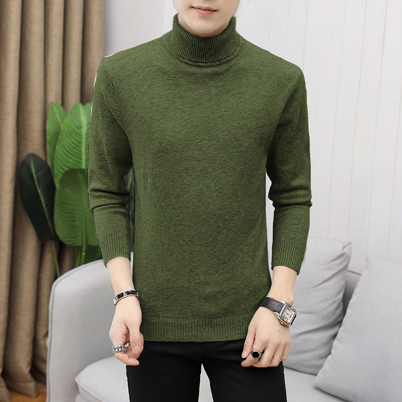 Herren Rollkragenpullover aus feiner Baumwolle mit figurbetontem Schnitt Drune