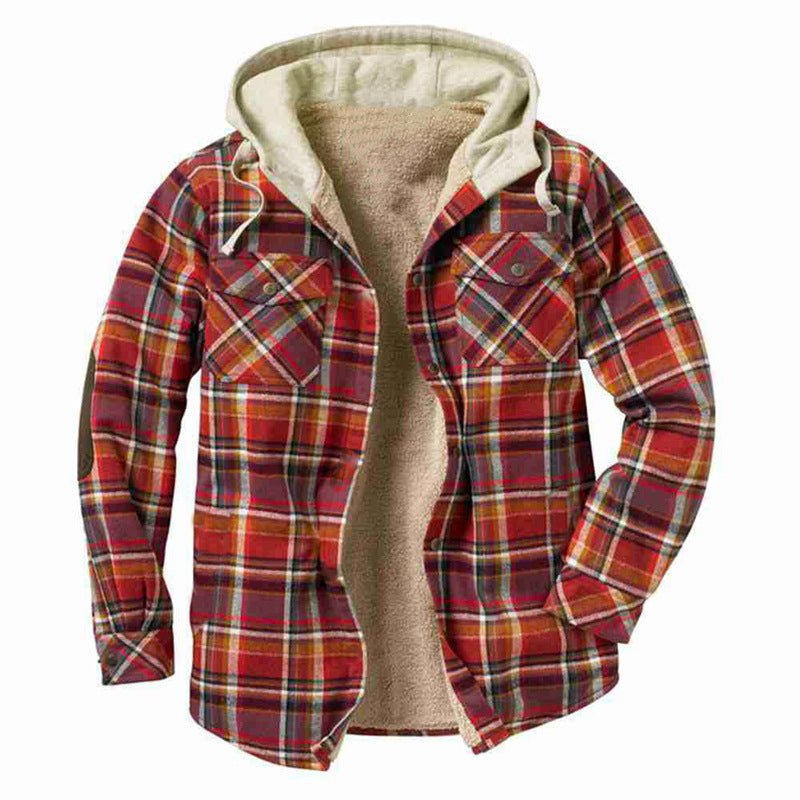 Herren Flanelljacke mit weichem Innenfutter und praktischen Brusttaschen Drune