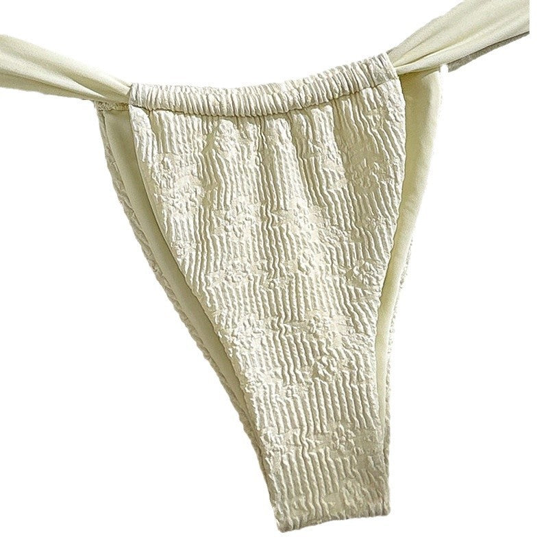 Damen Raffinierter Triangel-Bikini mit strukturierter Oberfläche Drune